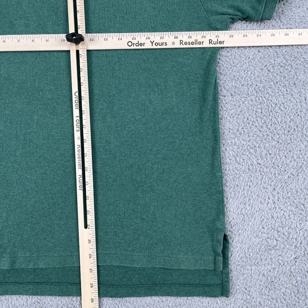 Polo Ralph Lauren‎ Mens Green 100% Cotton Polo Shirt Sz Medium